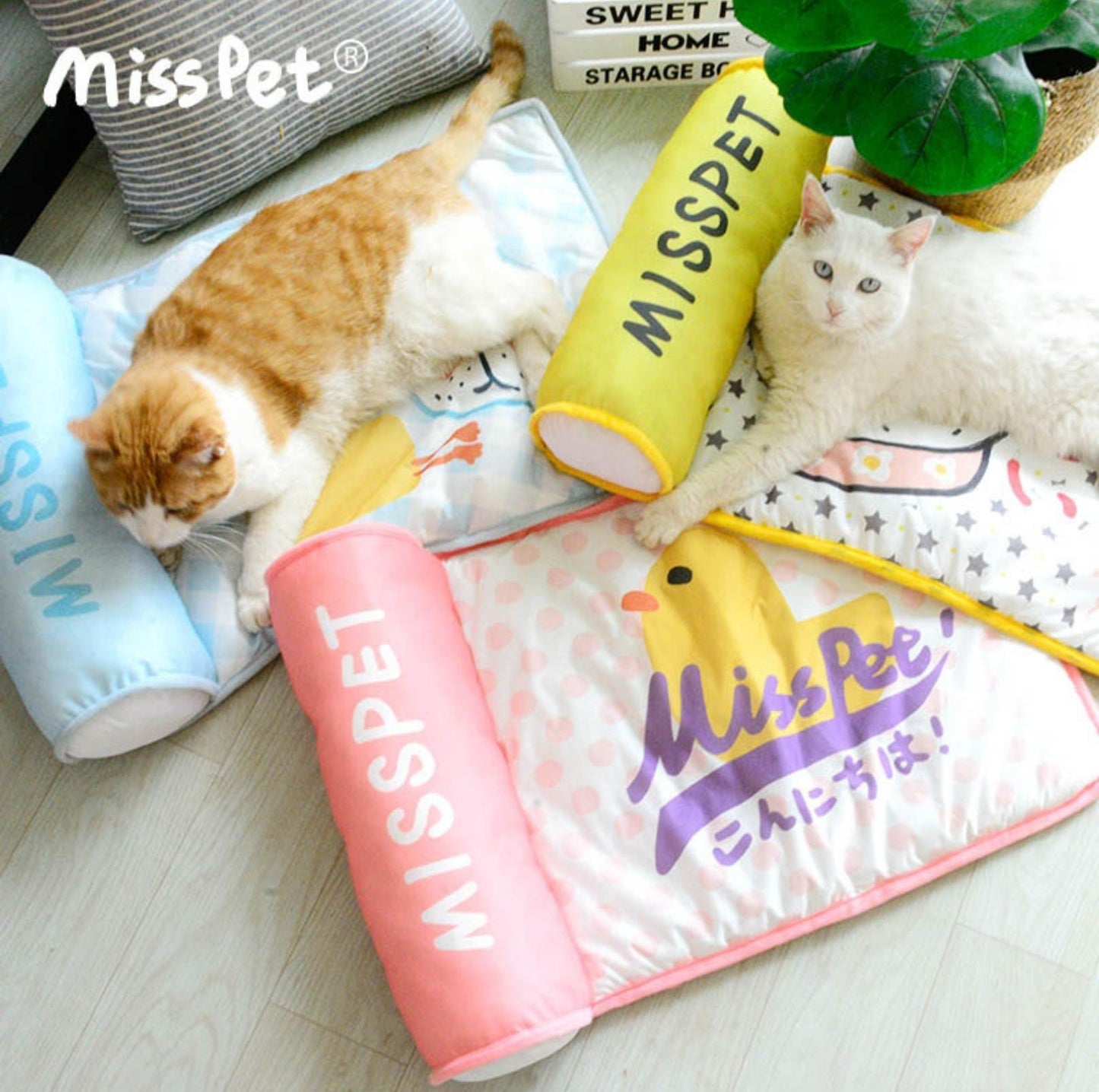 MissPet "My Cool Couch" Cat Bed Dog Bed Made with Cool Feeling Silk - {{product.type}} - PawPawUp