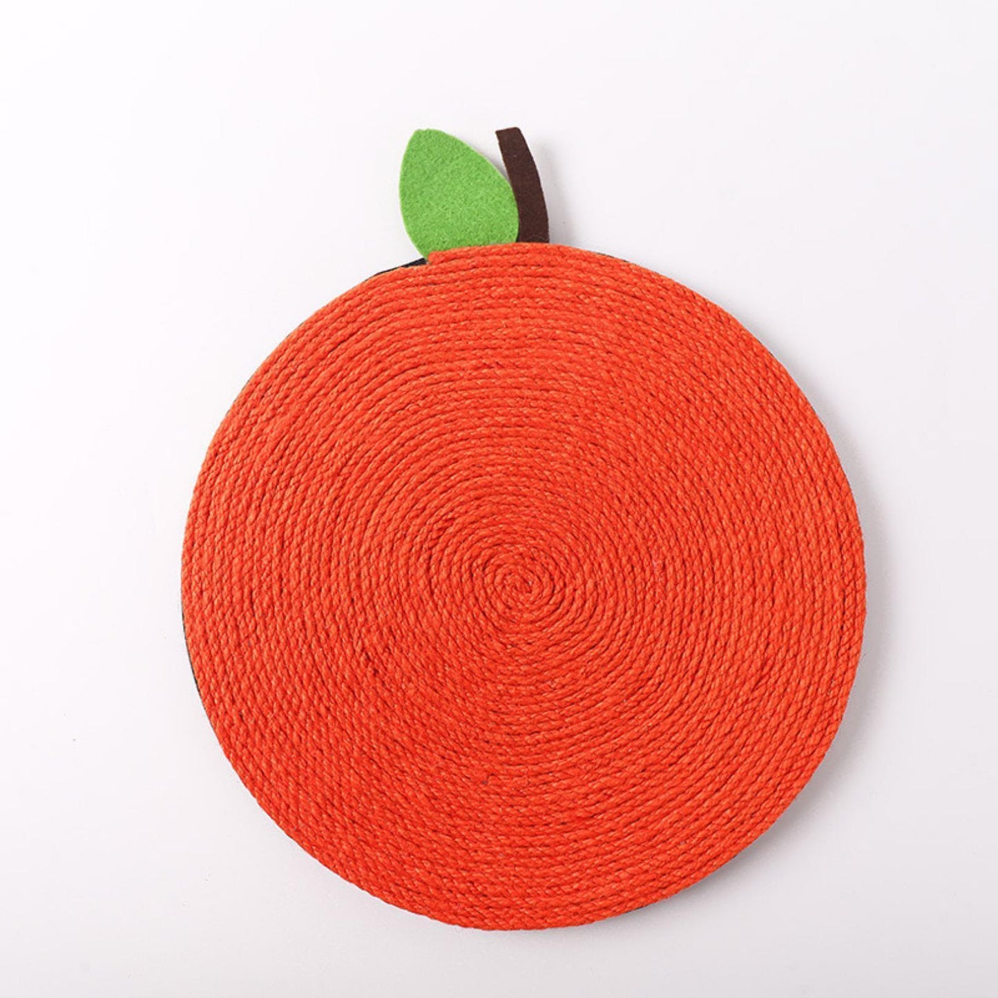 Orange Shaped Sisal Rope Scratching Mat Cat Scratcher - {{product.type}} - PawPawUp