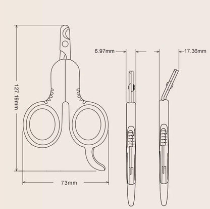 Pakeway "Q" Shape Pet Nail Clippers - {{product.type}} - PawPawUp
