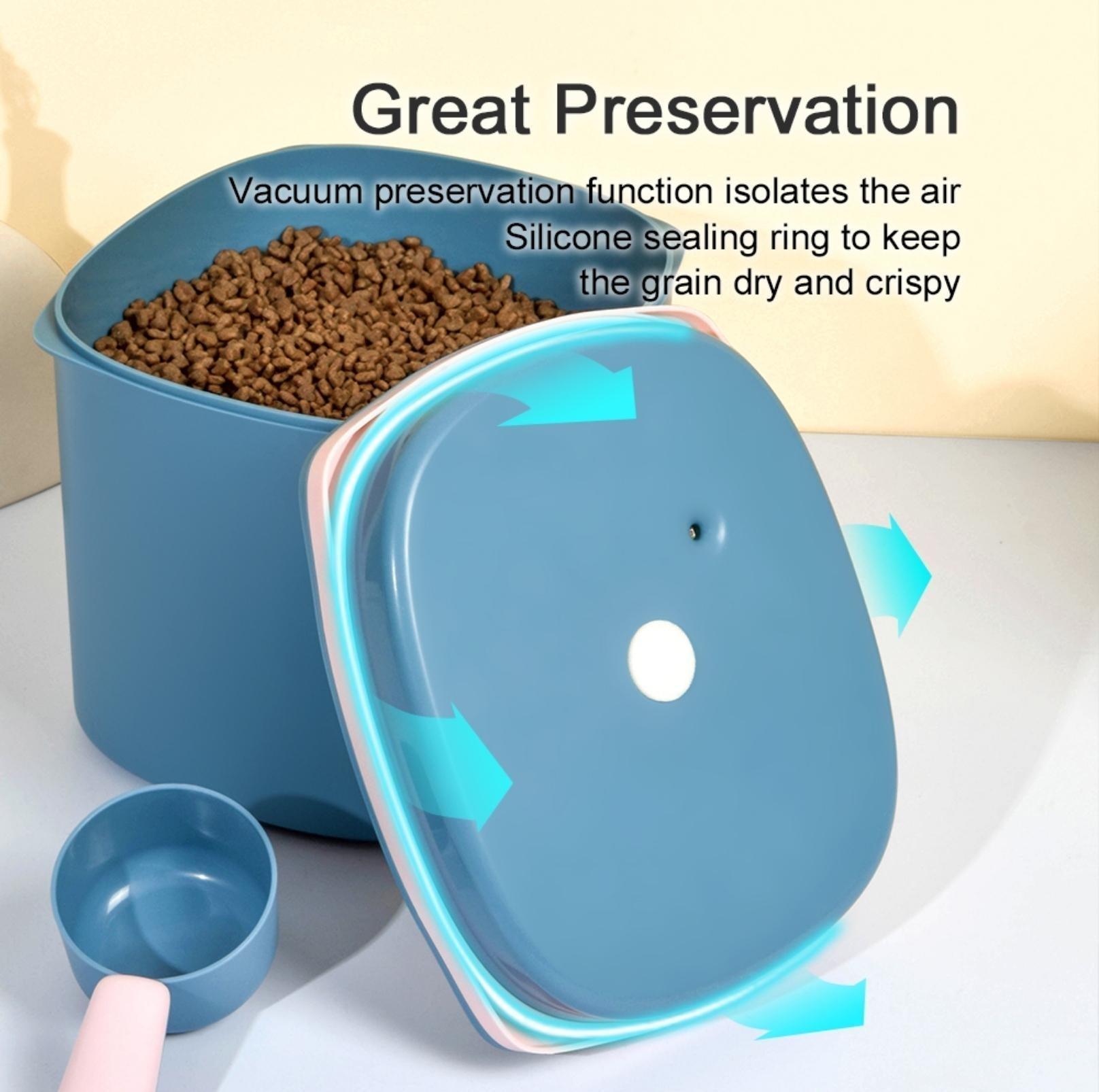 Vacuum sealed dog outlet food container