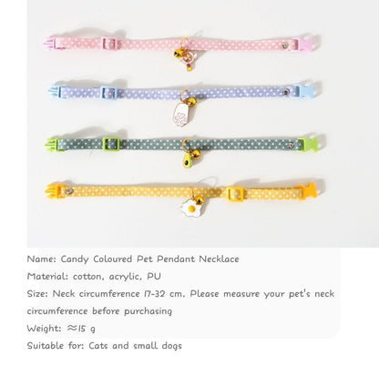 Pet Cute Pendant Necklace With Candy Coloured - {{product.type}} - PawPawUp