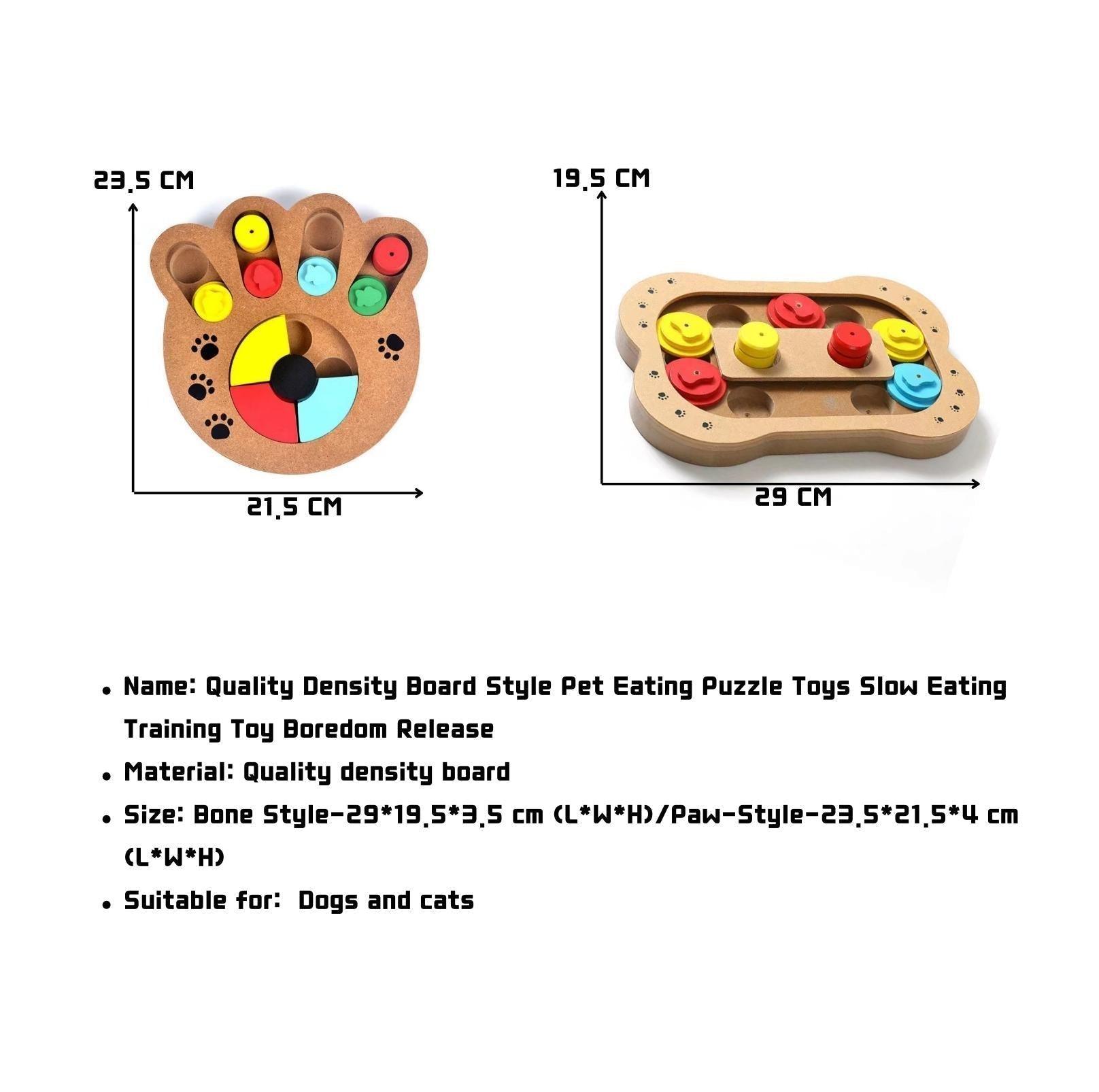 Pet Eating Puzzle Toys Density Board Slow Eating - {{product.type}} - PawPawUp