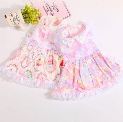 Pet Ice Cream Summer Dress - {{product.type}} - PawPawUp