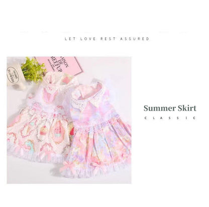 Pet Ice Cream Summer Dress - {{product.type}} - PawPawUp