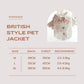 Pet Jacket with British Style - {{product.type}} - PawPawUp