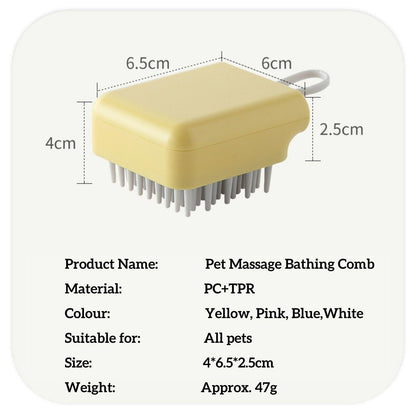 Pet Massage Bathing Brush For Cat and Dog - {{product.type}} - PawPawUp
