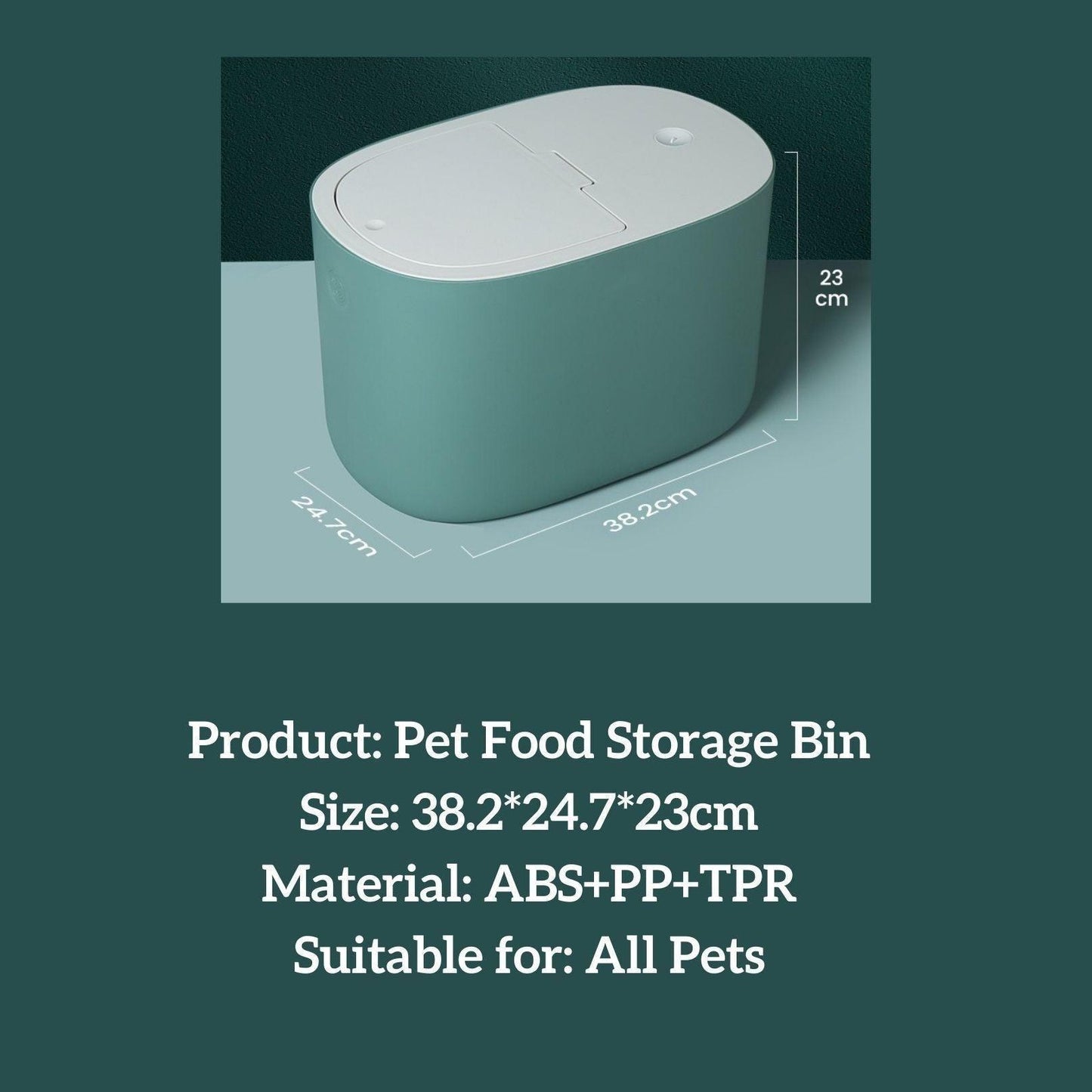 Pet Sealed Food Storage Container Bin - {{product.type}} - PawPawUp