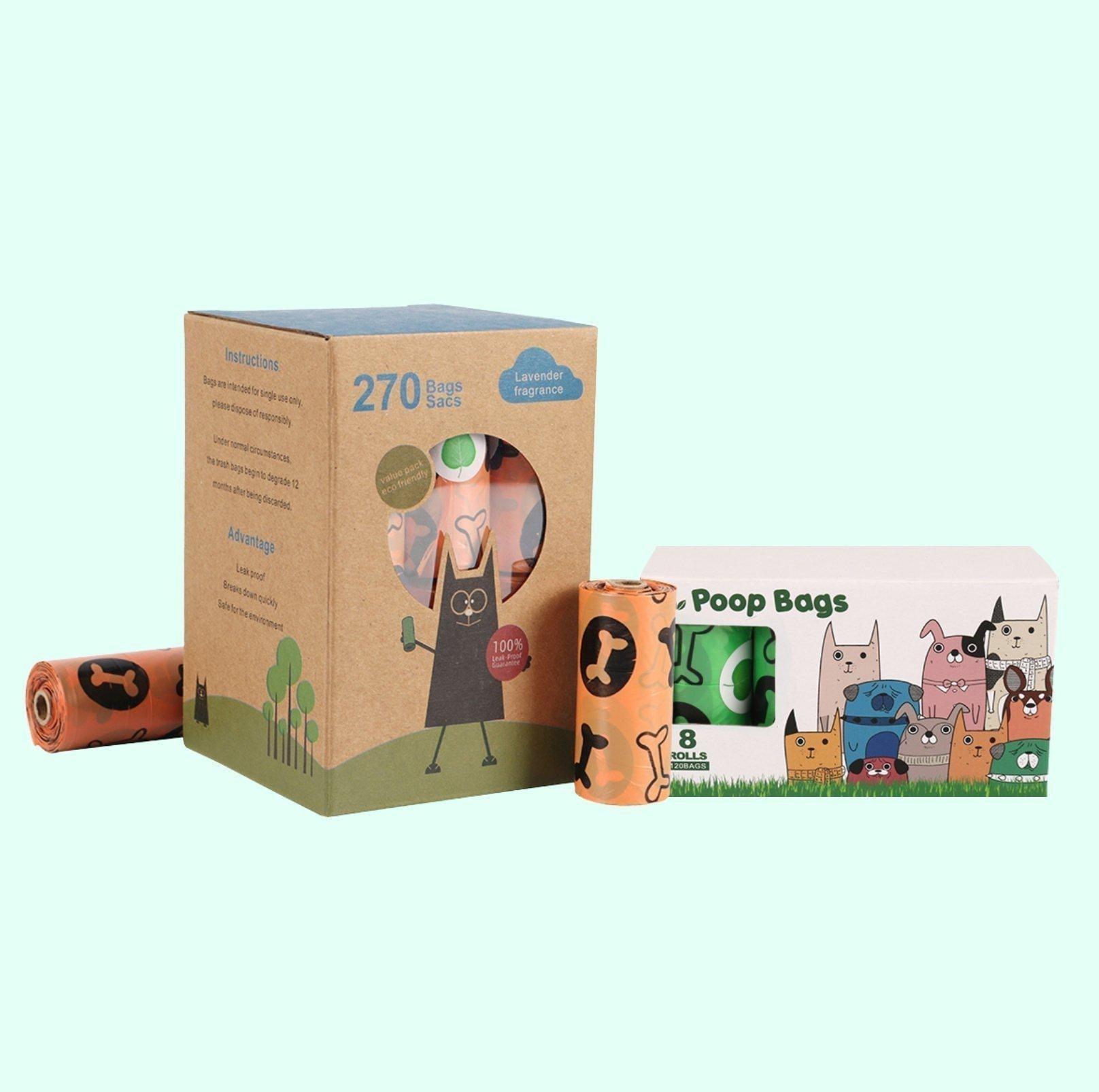 Pet Waste Bag (poop bag) 18 Rolls EPI Biodegradable - {{product.type}} - PawPawUp
