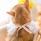 Plaid Bowtie Pet Bibs With Beautiful Lace Decors And Bell Pet Accessories - {{product.type}} - PawPawUp