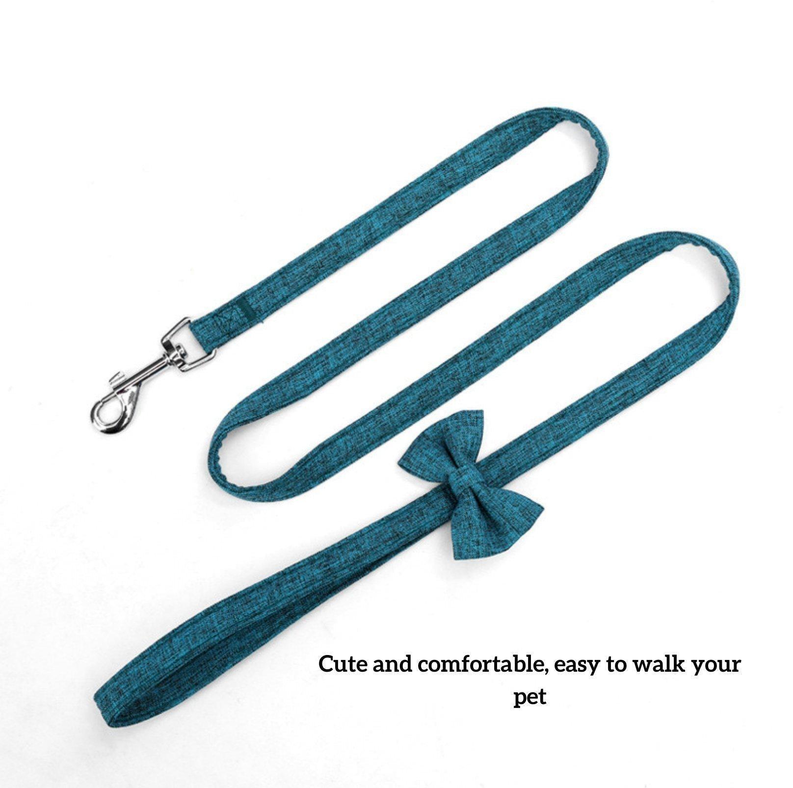 Plain Bow Style Harness for Small and Medium Pets - {{product.type}} - PawPawUp