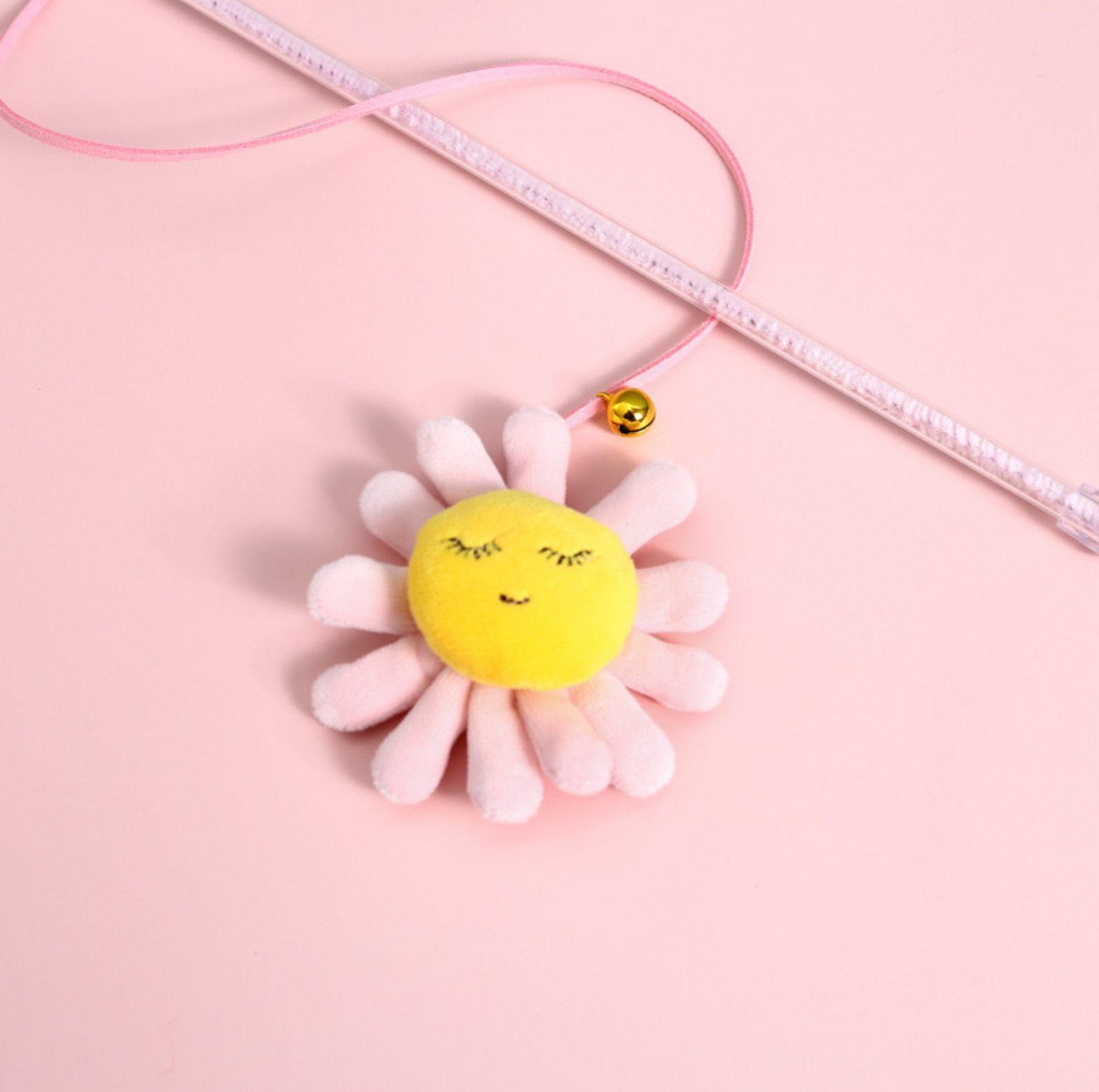 Plush Cat Stick Toys with Bell and Elastic Tassels - {{product.type}} - PawPawUp