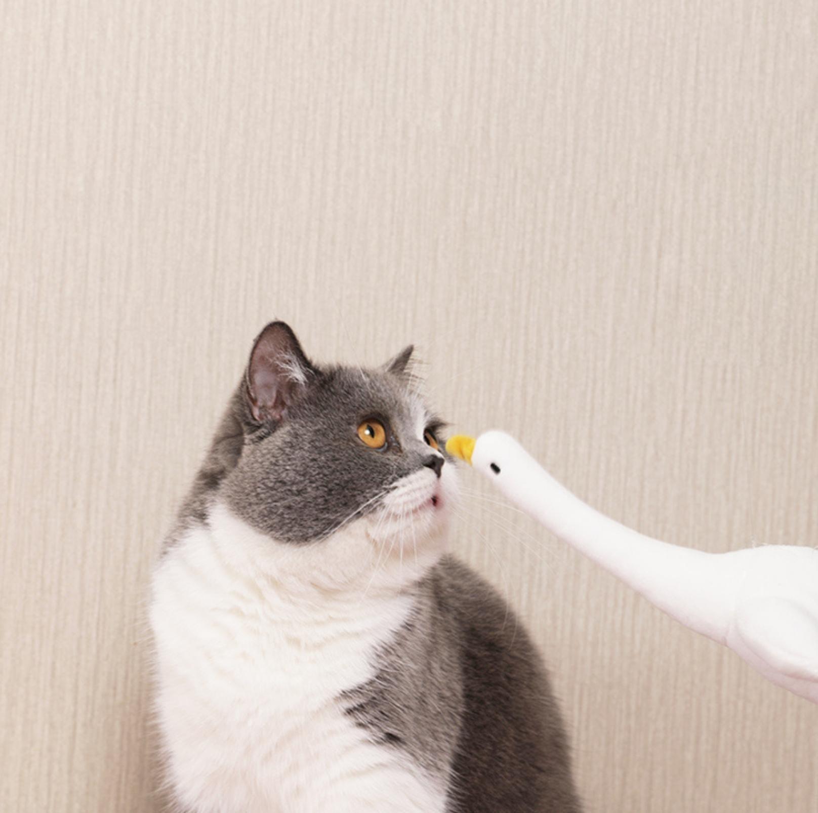 PurLab Cuddle Goose Cat Toy With Catnip - {{product.type}} - PawPawUp