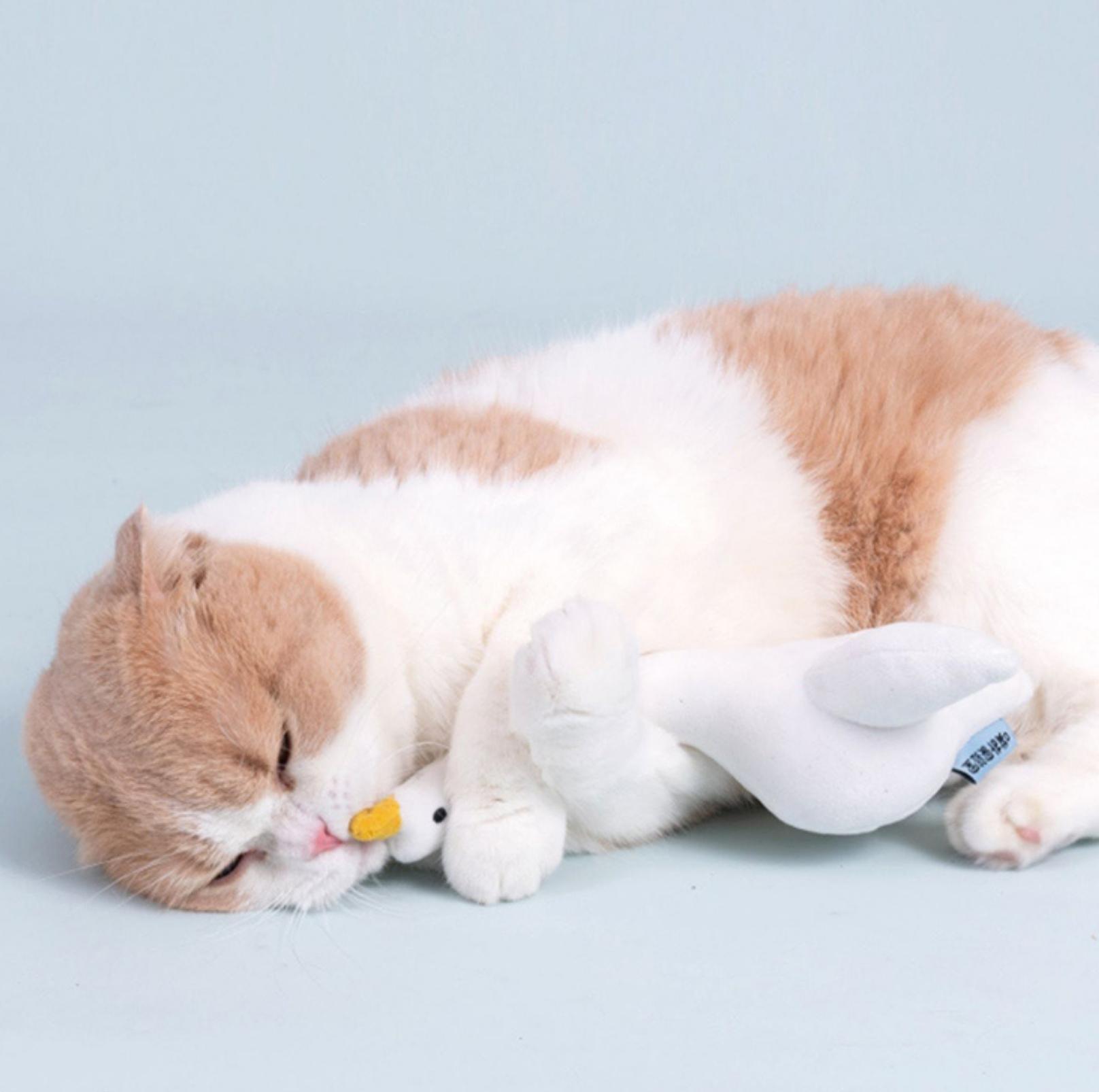 PurLab Cuddle Goose Cat Toy With Catnip - {{product.type}} - PawPawUp