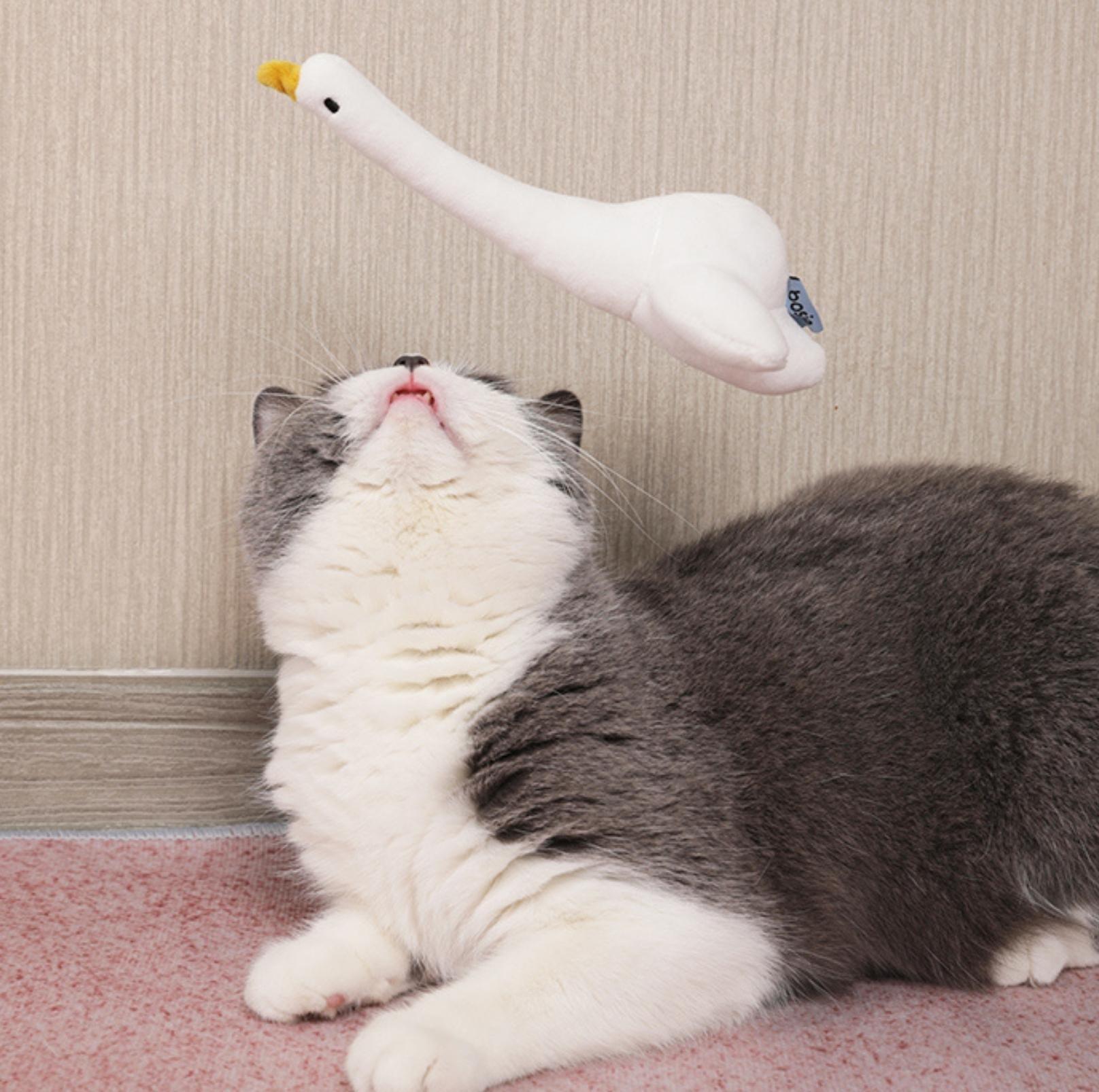 PurLab Cuddle Goose Cat Toy With Catnip - {{product.type}} - PawPawUp
