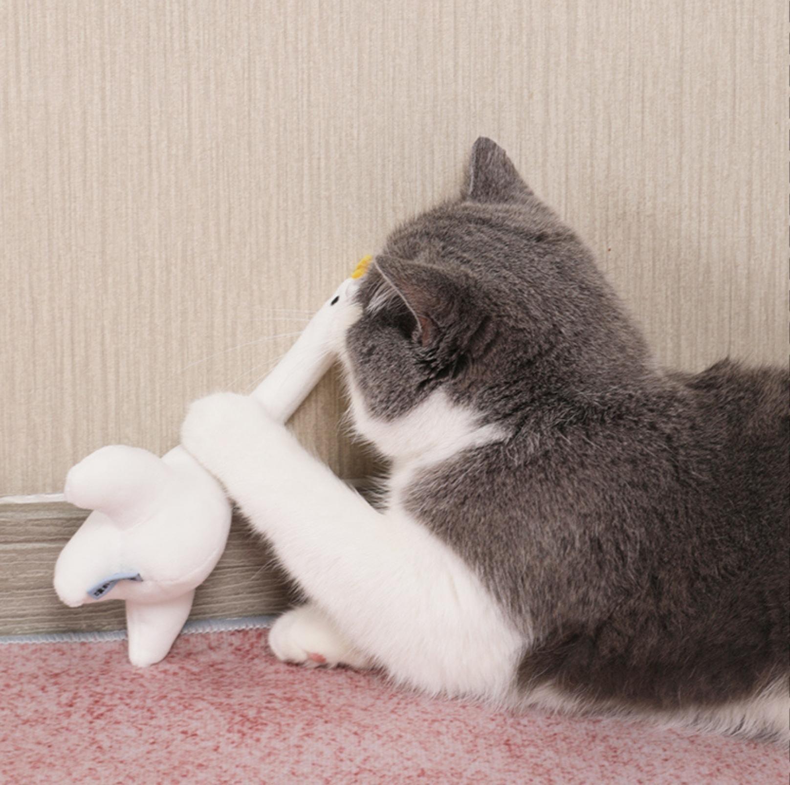 PurLab Cuddle Goose Cat Toy With Catnip - {{product.type}} - PawPawUp