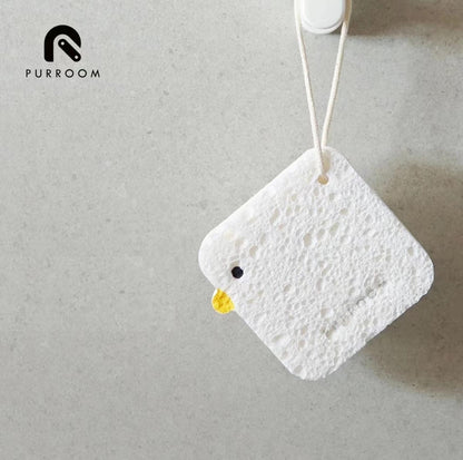 PURROOM Little Chicken Series: Eco-Friendly Wood Pulp Kitchen Sponge - {{product.type}} - PawPawUp