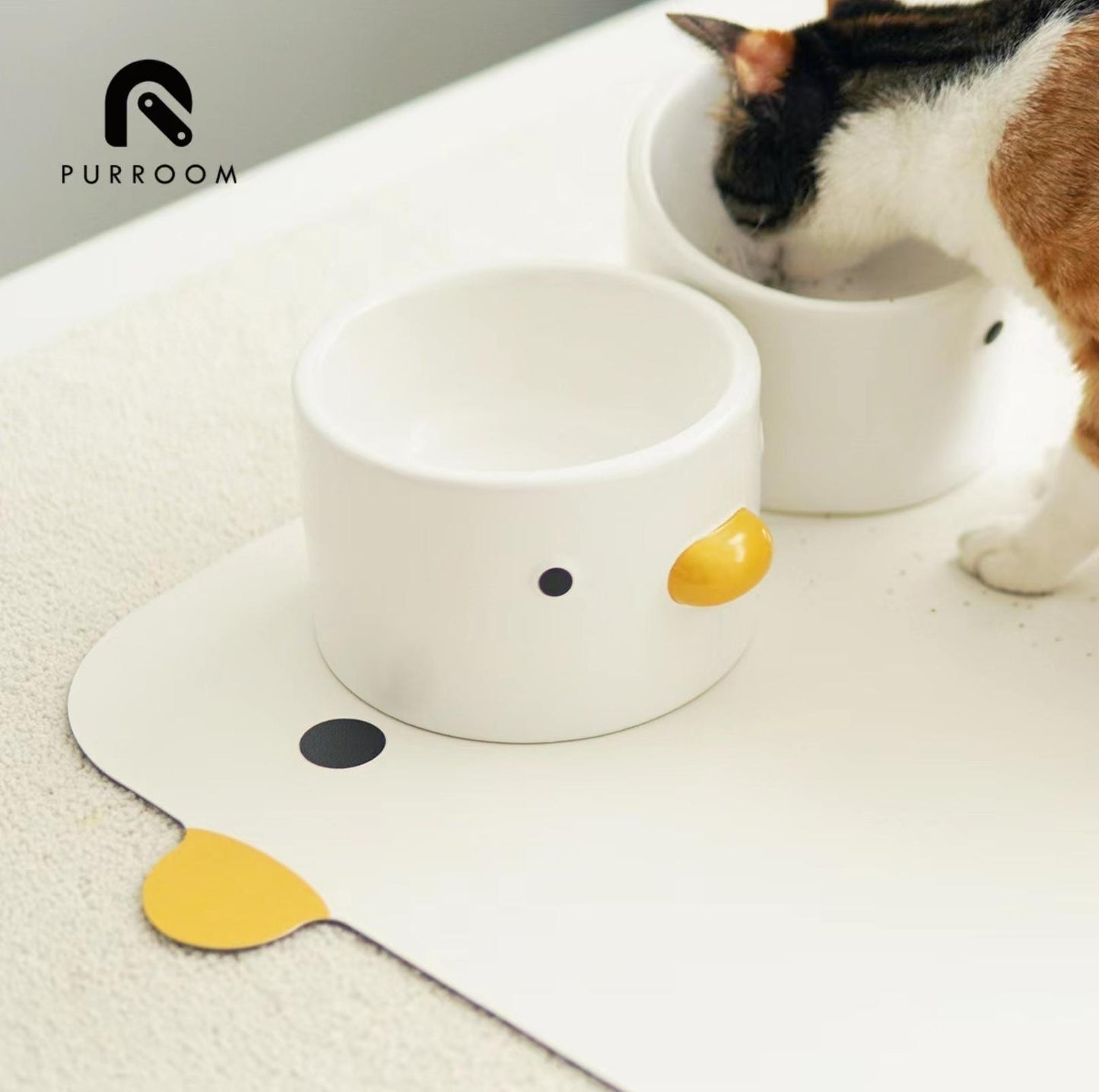 PURROOM Little Chicken Series: Food Mat Bowl Mat - {{product.type}} - PawPawUp