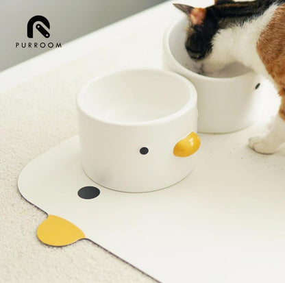 PURROOM Little Chicken Series: Food Mat Bowl Mat - {{product.type}} - PawPawUp