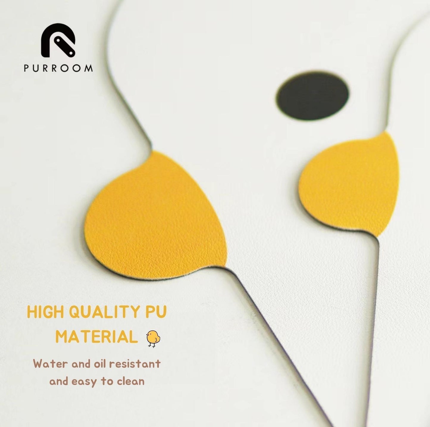 PURROOM Little Chicken Series: Food Mat Bowl Mat - {{product.type}} - PawPawUp