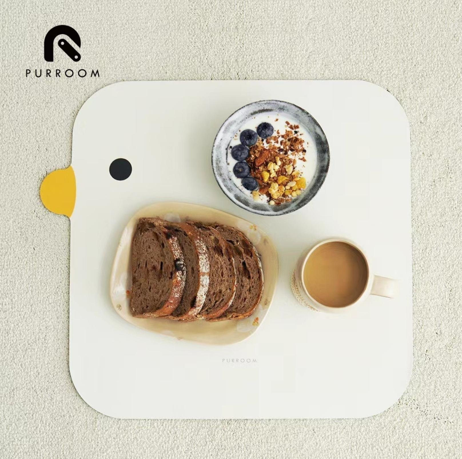 PURROOM Little Chicken Series: Food Mat Bowl Mat - {{product.type}} - PawPawUp