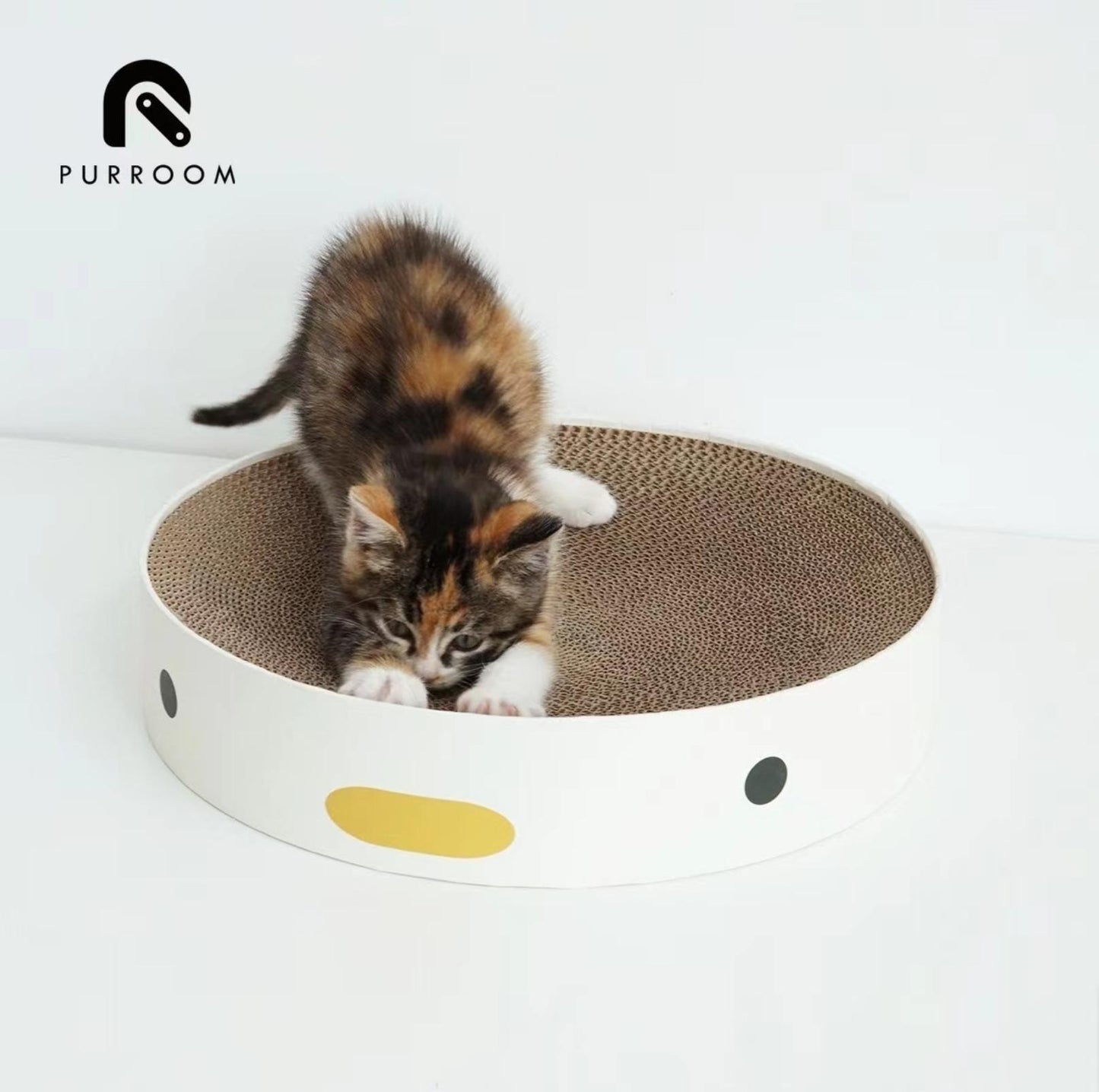 PURROOM Little Chicken Series- Round Scratching Board (LARGER ONE) - {{product.type}} - PawPawUp
