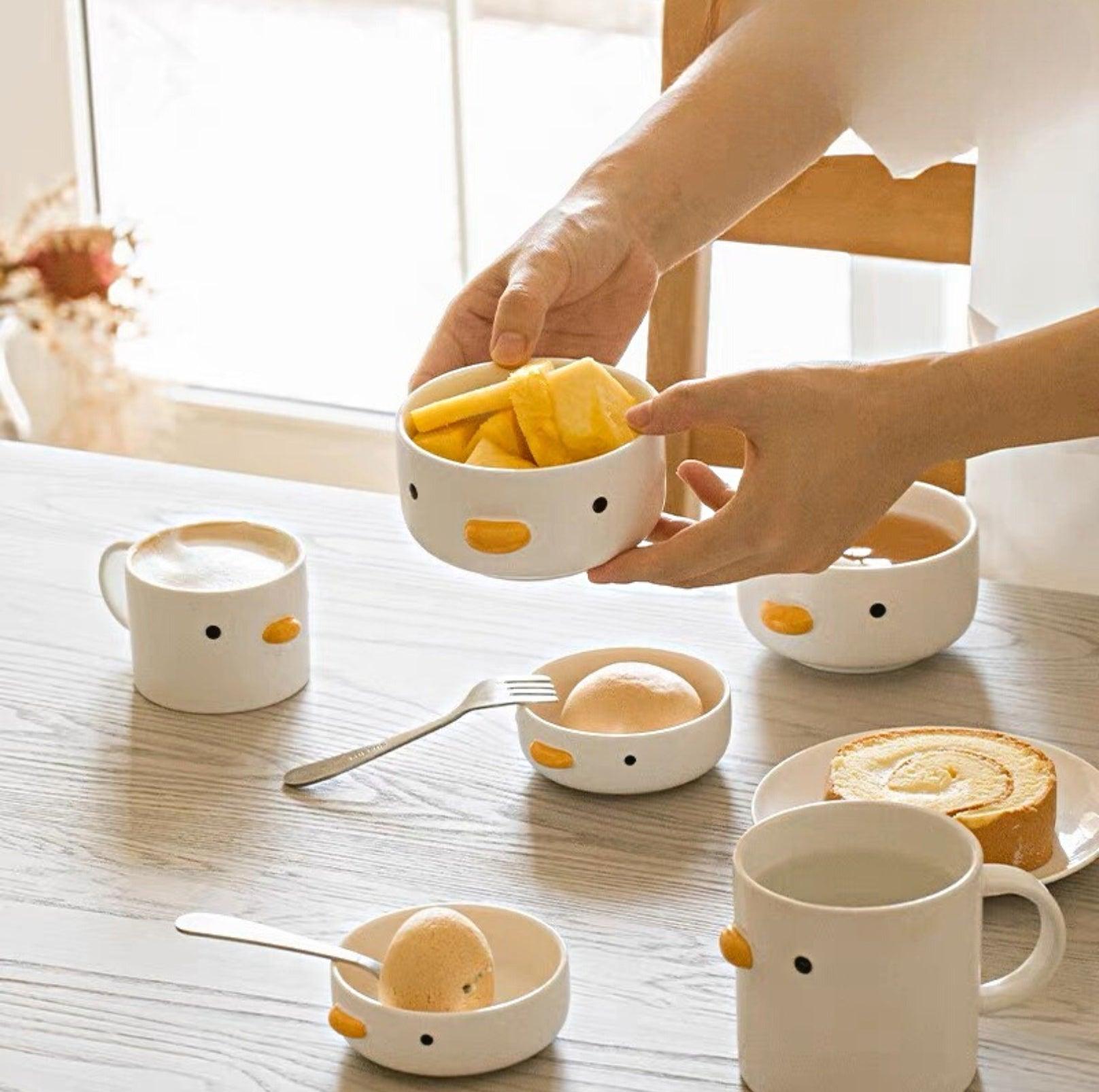 PURROOM Little Chicken Style Human Use Tableware- Matches with Pet Bowls - {{product.type}} - PawPawUp