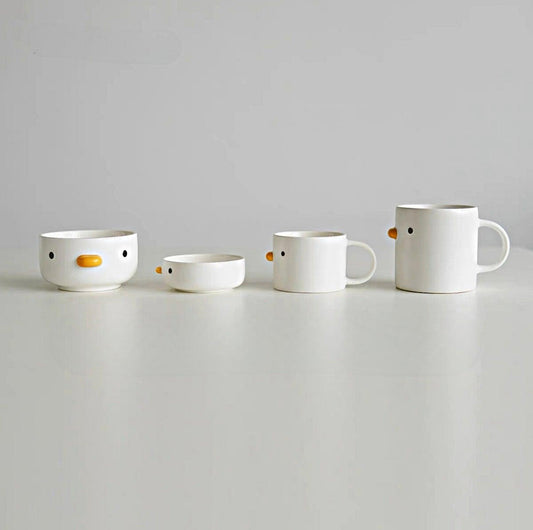 PURROOM Little Chicken Style Human Use Tableware- Matches with Pet Bowls - {{product.type}} - PawPawUp