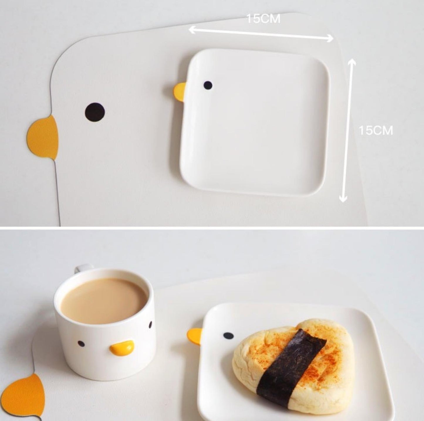 PURROOM Little Chicken Style Human Use Tableware- Matches with Pet Bowls - {{product.type}} - PawPawUp