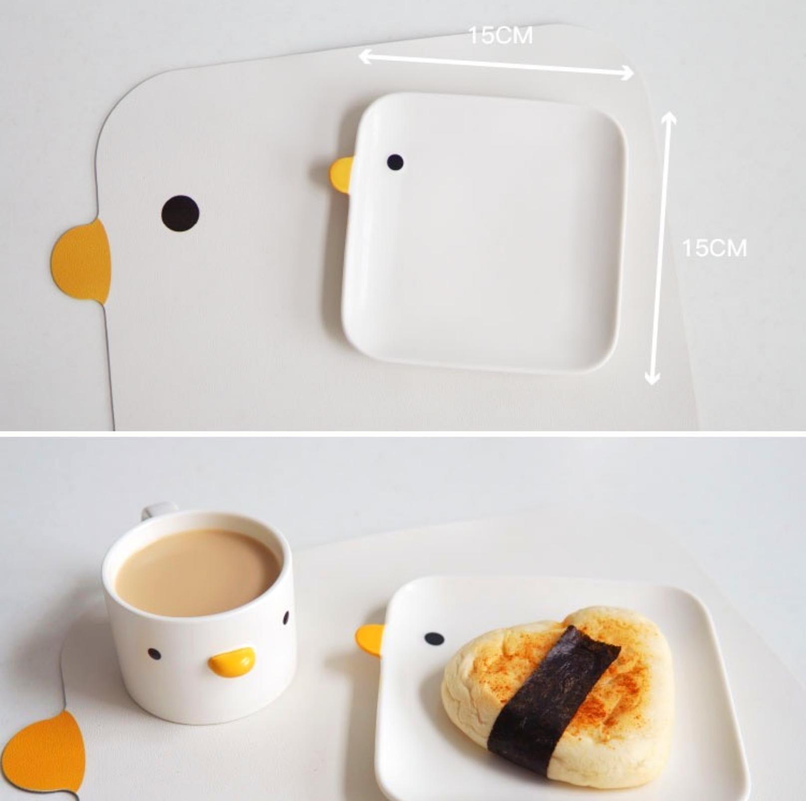 PURROOM Little Chicken Style Human Use Tableware- Matches with Pet Bowls - {{product.type}} - PawPawUp