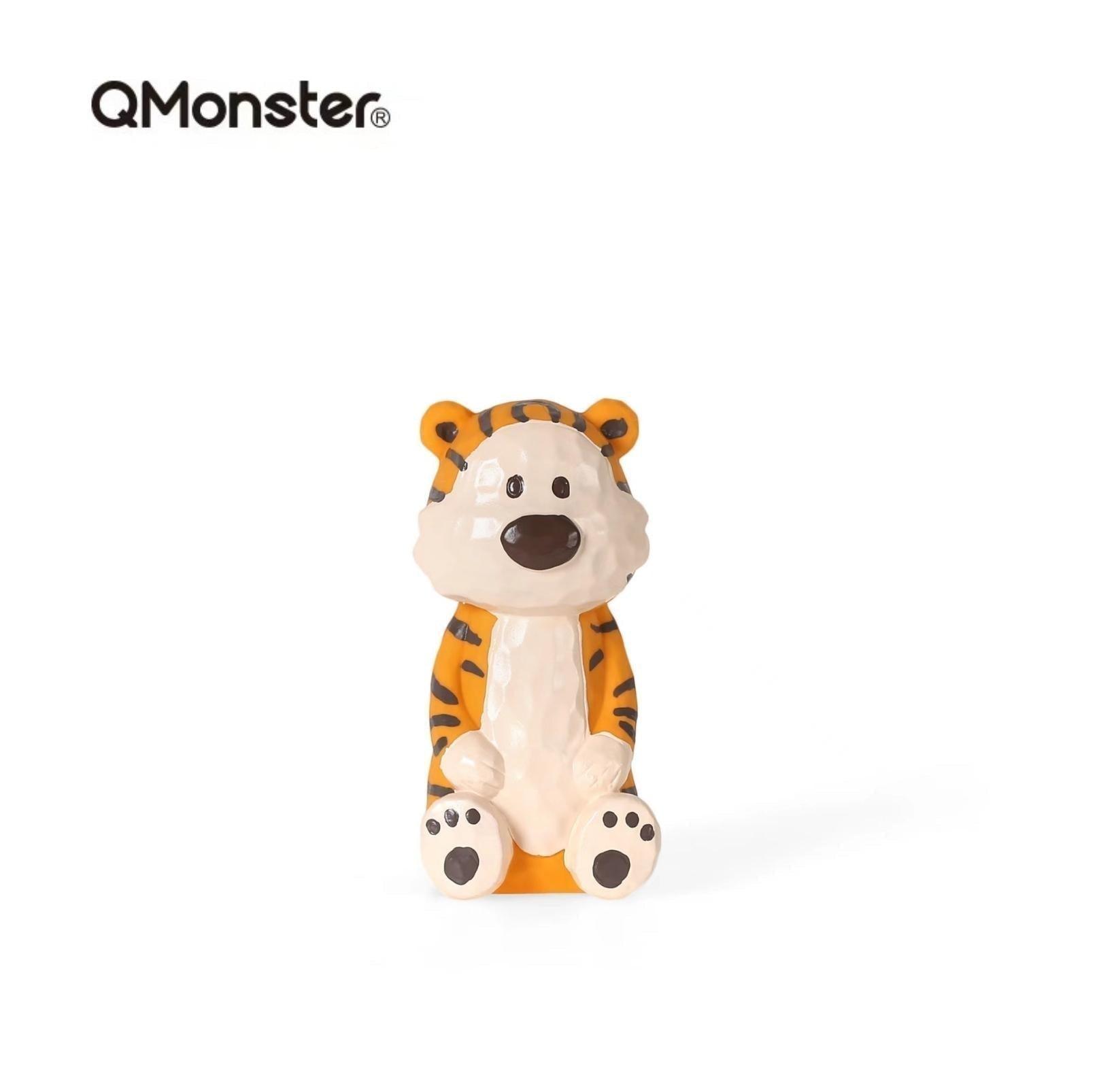 Q-Monster Latex Dog Toy for Chewing - Wood Carving Vibe Pet Boredom Buster - {{product.type}} - PawPawUp