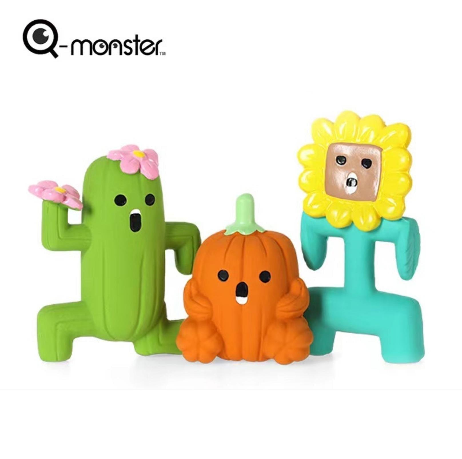 Q-Monster Latex Dog Toy Sounding and Chewing - Kung-Fu Series Pet Boredom Buster - {{product.type}} - PawPawUp
