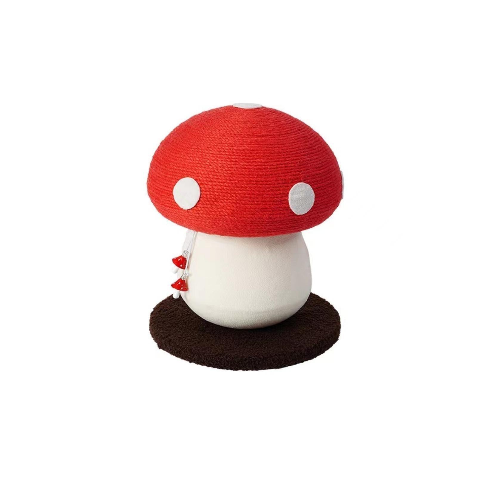 Red Mushroom Cat Scratching Post - {{product.type}} - PawPawUp