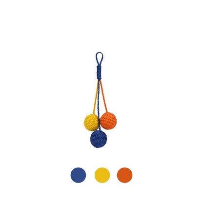 ZeZe Sisal Rope Balls Cat Toys Set - {{product.type}} - PawPawUp