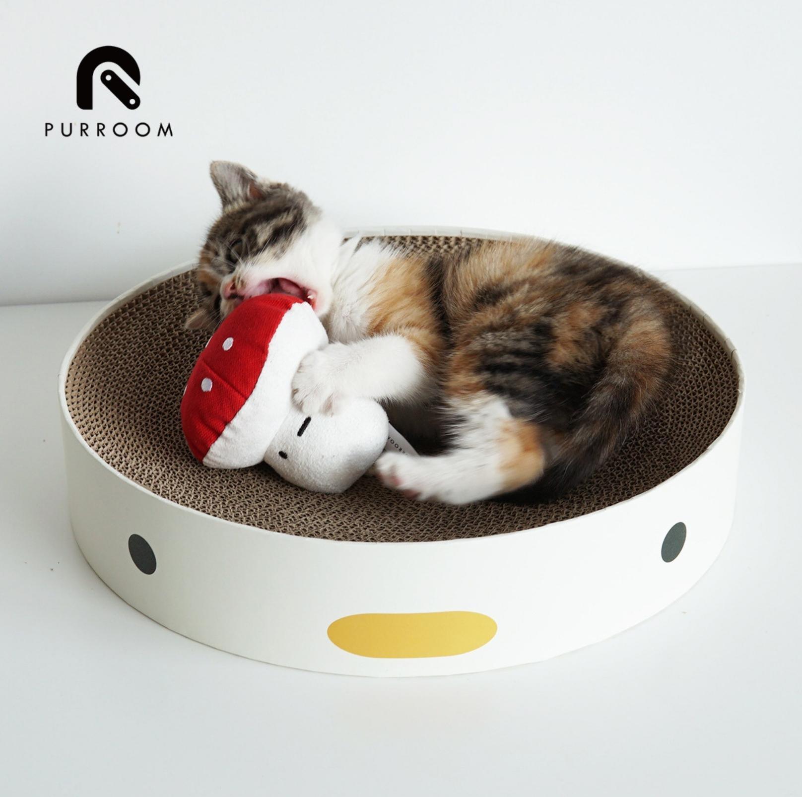 Small PURROOM Little Chicken Style Scratching Board Cat Scratcher (suits Purroom Pet Nest) - {{product.type}} - PawPawUp