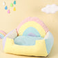 Soft Rainbow Cat Bed Dog Bed - {{product.type}} - PawPawUp