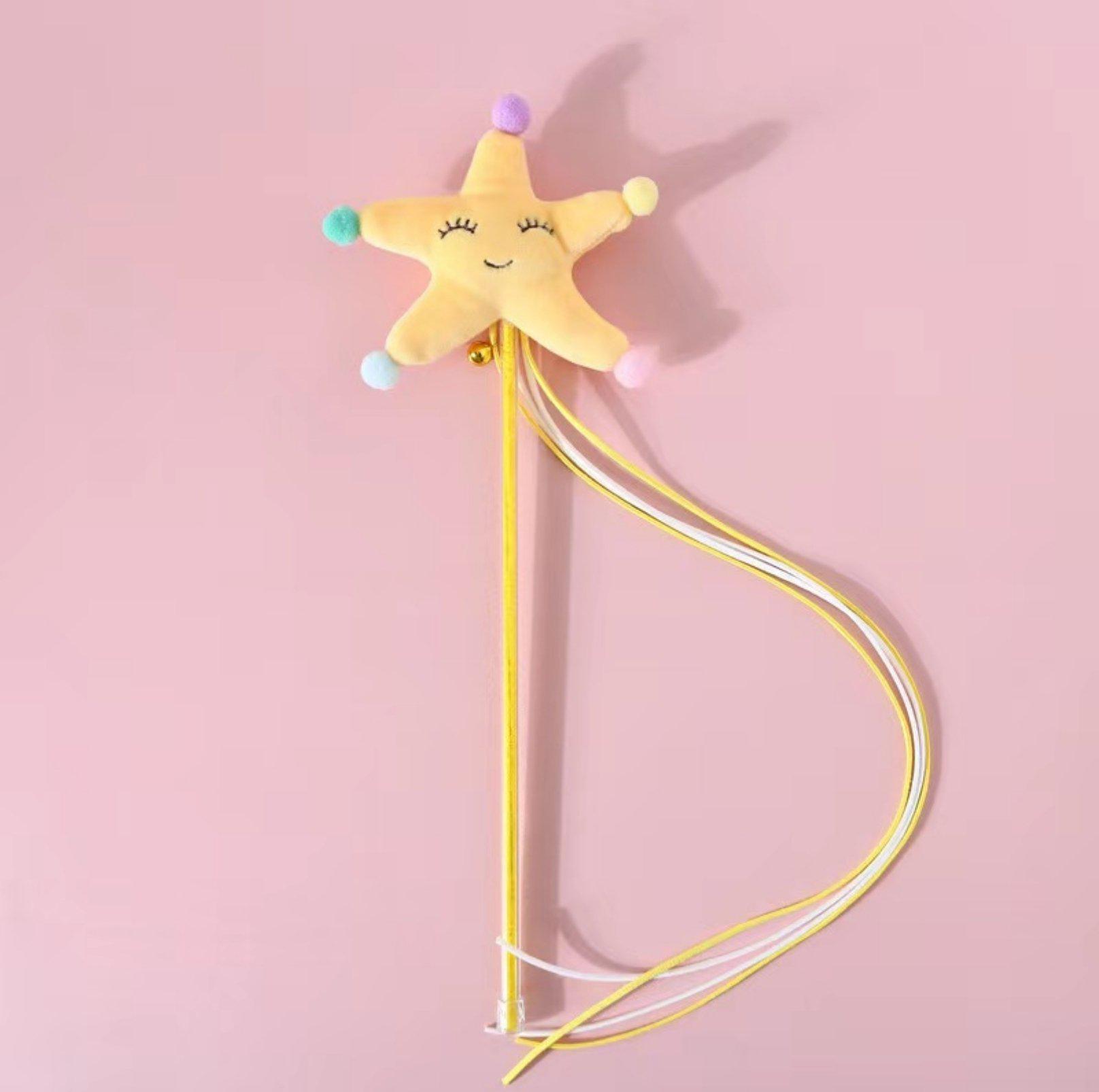 Starfish Sunflower Plush Cat Sticks Cat Toys - {{product.type}} - PawPawUp
