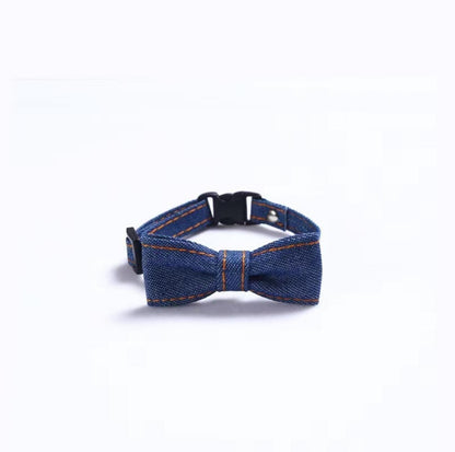 Stunning Denim Series Adjustable Pet Collars - {{product.type}} - PawPawUp