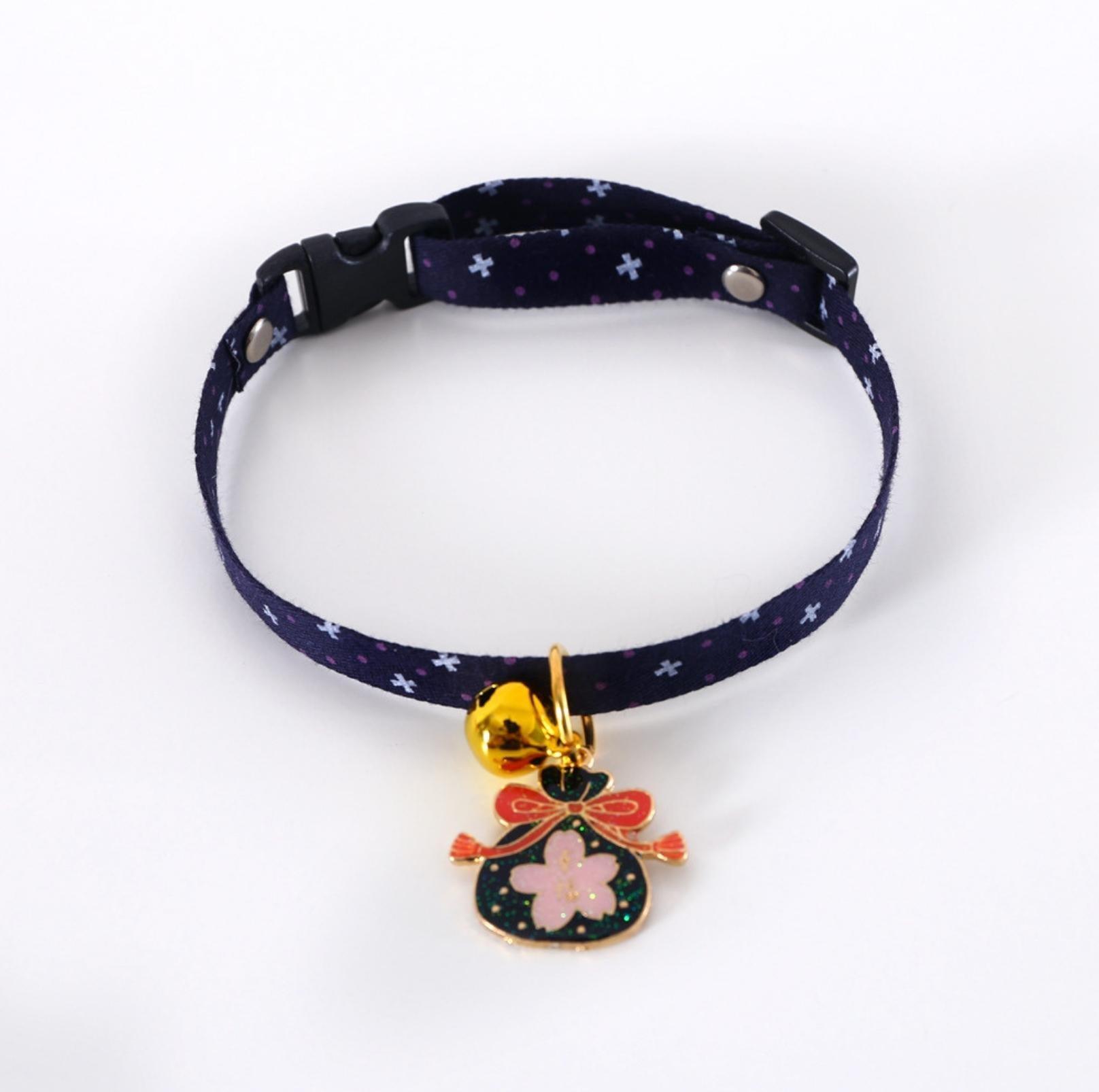 Stylish Cartoon Pendant Adjustable Pet Collar For Cats and Dogs - {{product.type}} - PawPawUp