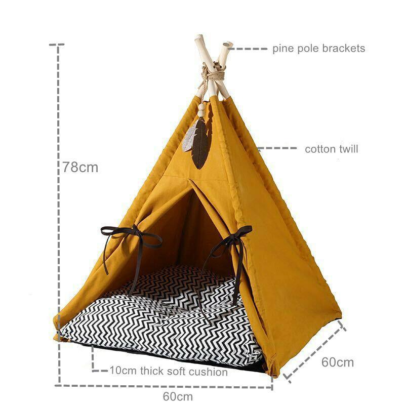 ZeZe Sunset Tent For Pet Cat Bed Dog Bed - {{product.type}} - PawPawUp