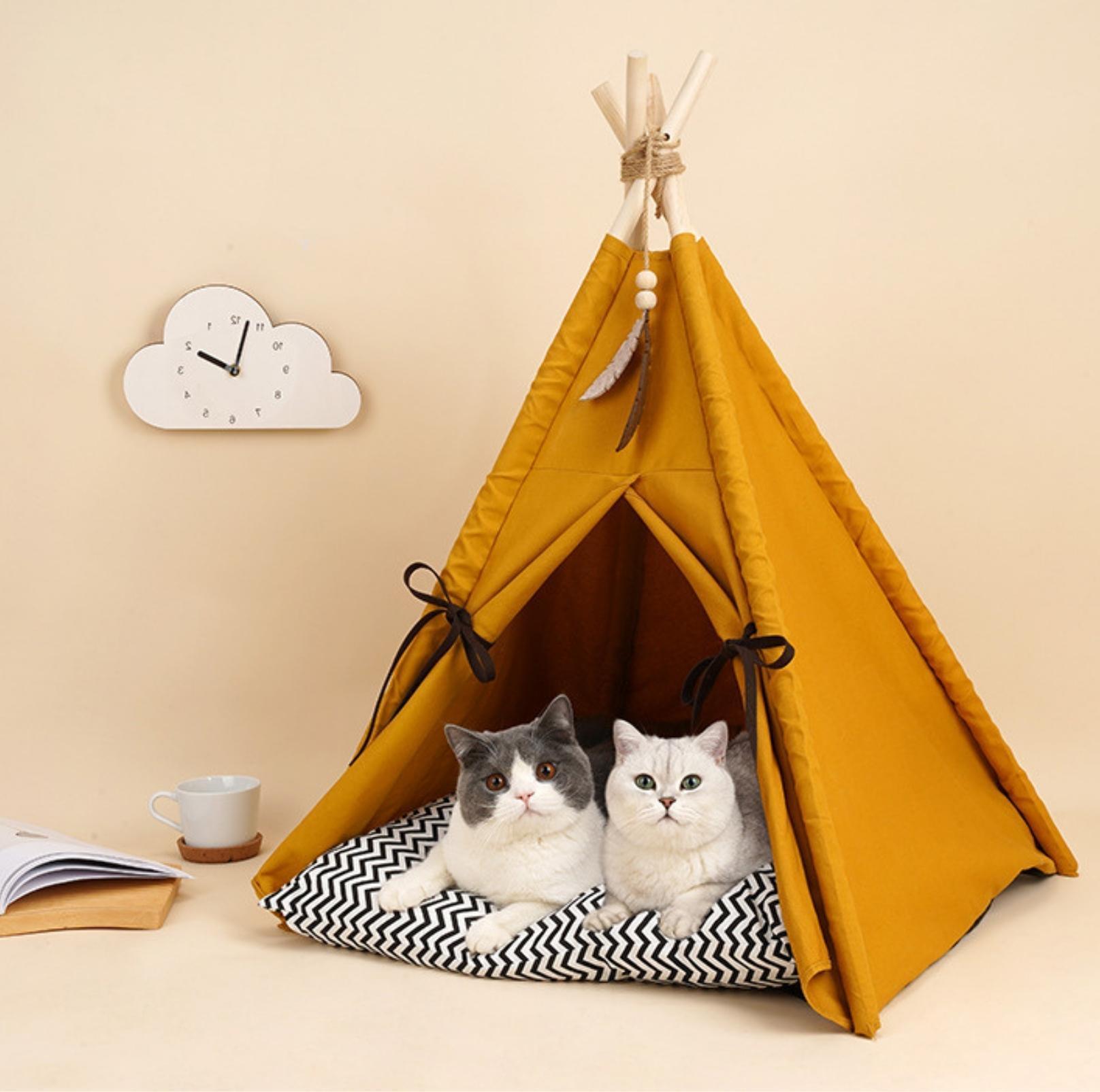 ZeZe Sunset Tent For Pet Cat Bed Dog Bed - {{product.type}} - PawPawUp