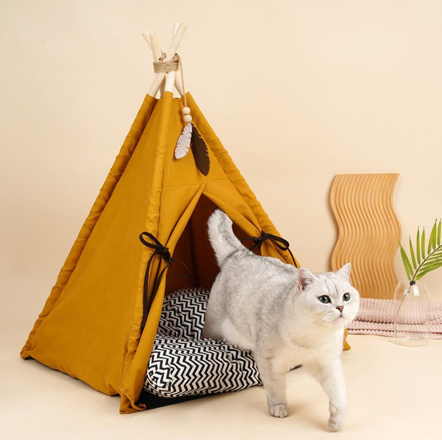 ZeZe Sunset Tent For Pet Cat Bed Dog Bed - {{product.type}} - PawPawUp