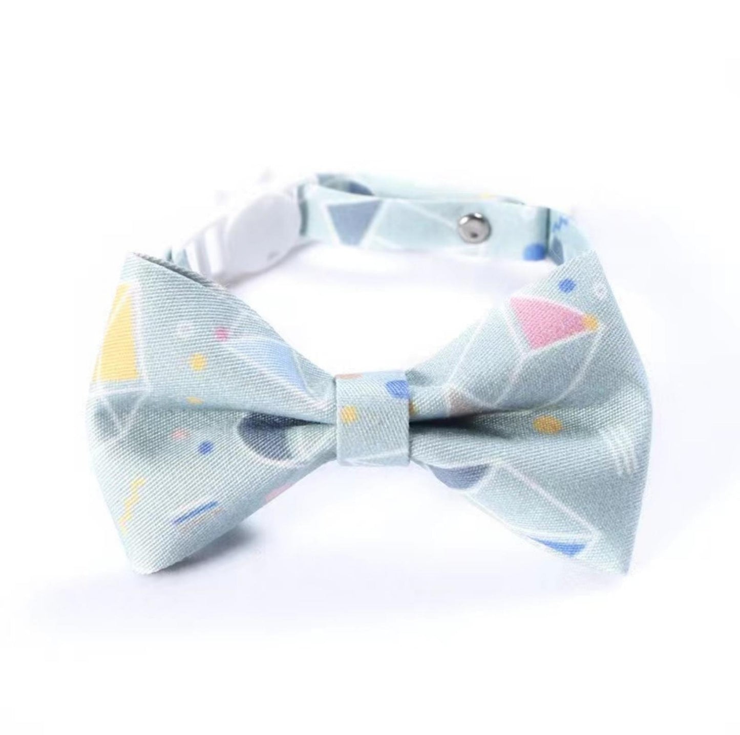 Tie and Bow Style Adjustable Pet Collar - {{product.type}} - PawPawUp