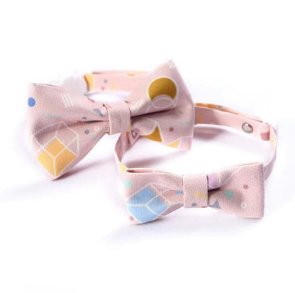 Tie and Bow Style Adjustable Pet Collar - {{product.type}} - PawPawUp