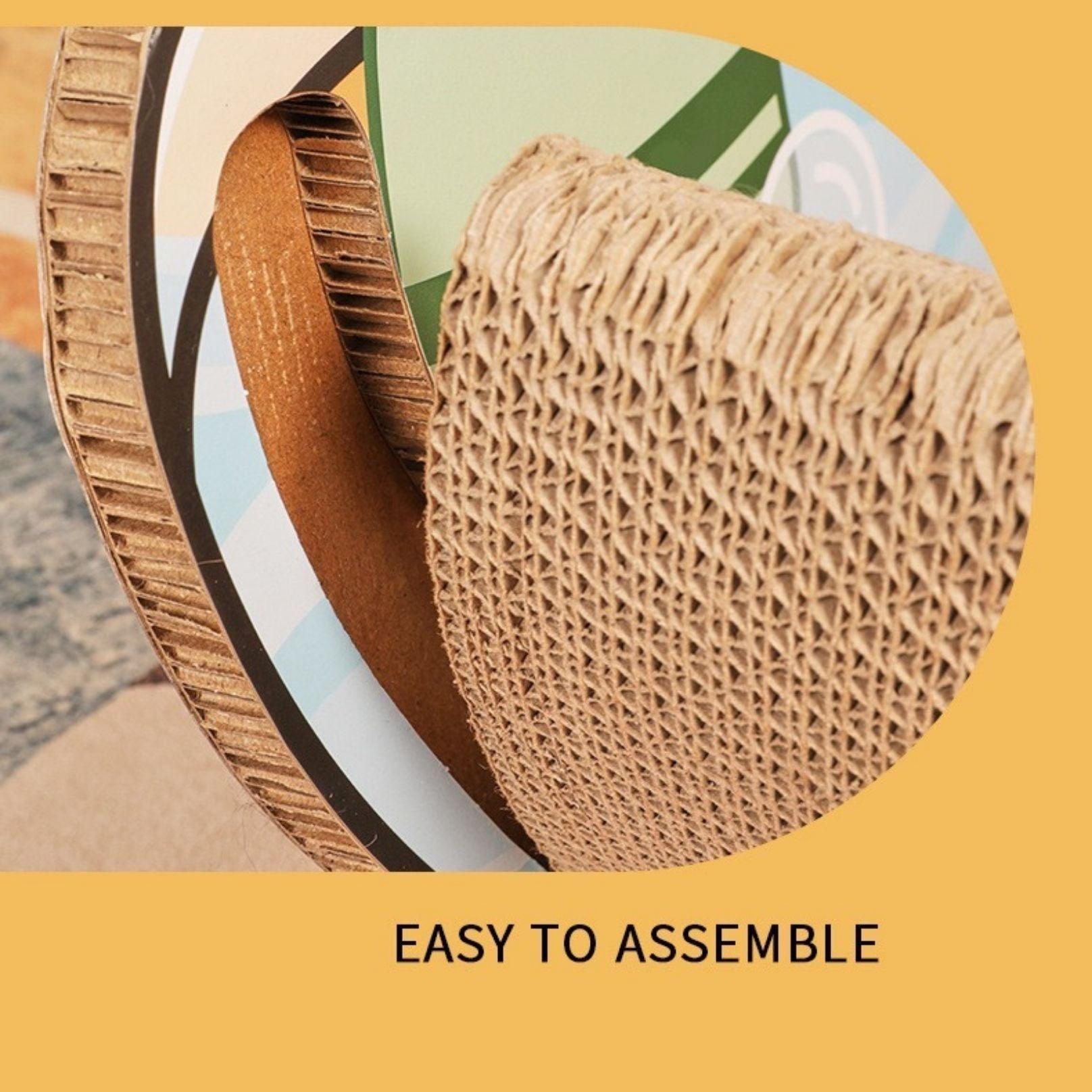 Tinypet Bubble Bath Corrugated Paper Scratching Board Cat Scratcher - {{product.type}} - PawPawUp