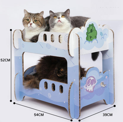 Tinypet "Bunk Bed" Scratching Board Cat Scratcher - {{product.type}} - PawPawUp