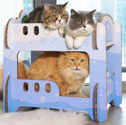 Tinypet "Bunk Bed" Scratching Board Cat Scratcher - {{product.type}} - PawPawUp