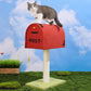 Cute Mailbox Sisal Cat Scratching Post Tree with Interactive Window - {{product.type}} - PawPawUp