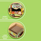 Tinypet "Double-Decker Animal Bus" Corrugated Paper Cat Scratcher Cat Toy - {{product.type}} - PawPawUp