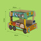 Tinypet "Double-Decker Animal Bus" Corrugated Paper Cat Scratcher Cat Toy - {{product.type}} - PawPawUp