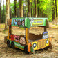 Tinypet "Double-Decker Animal Bus" Corrugated Paper Cat Scratcher Cat Toy - {{product.type}} - PawPawUp